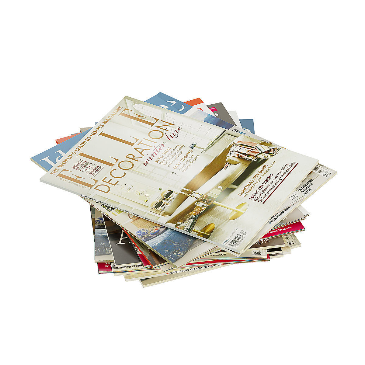 Magazines Stacks BLENDER 3D Model Cycles 3D model_5