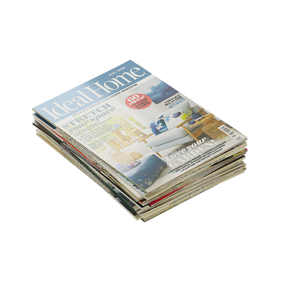 Magazines Stacks BLENDER 3D Model Cycles 3D model_4