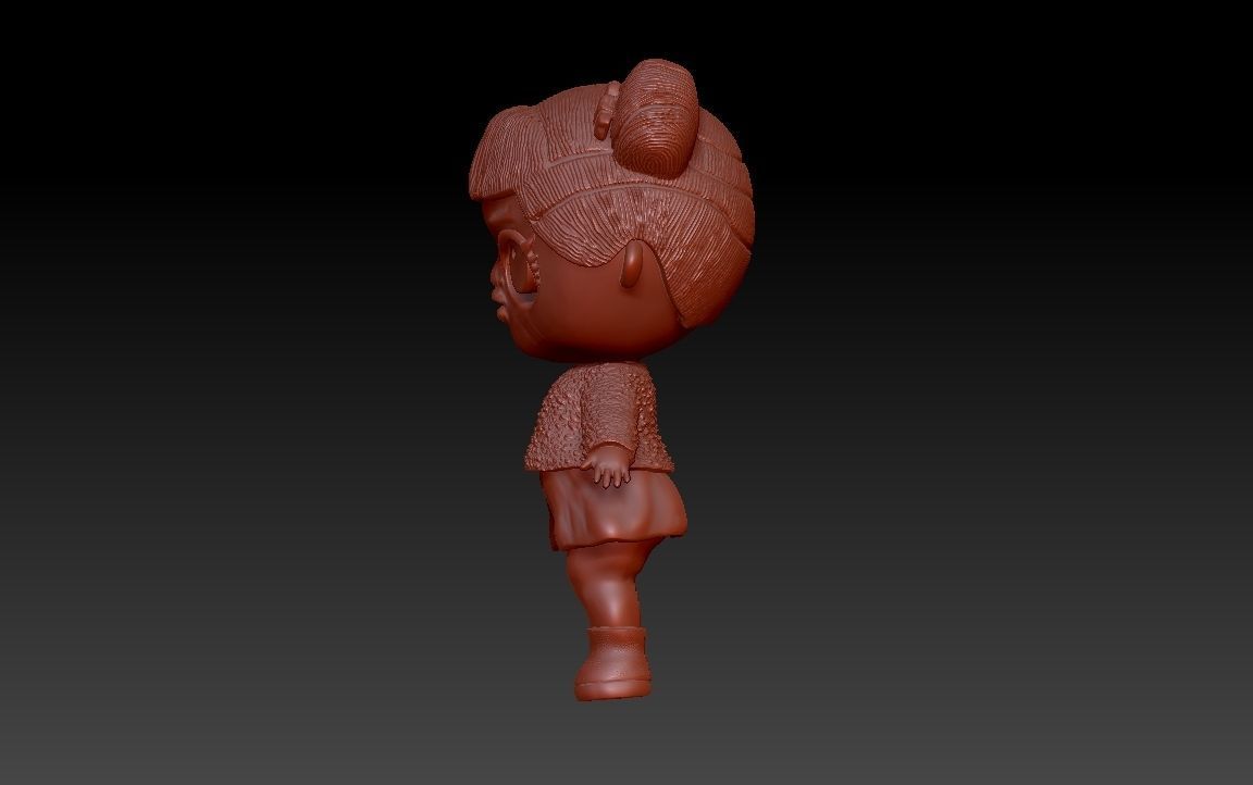 LOL Doll - version 1 3D print model_6