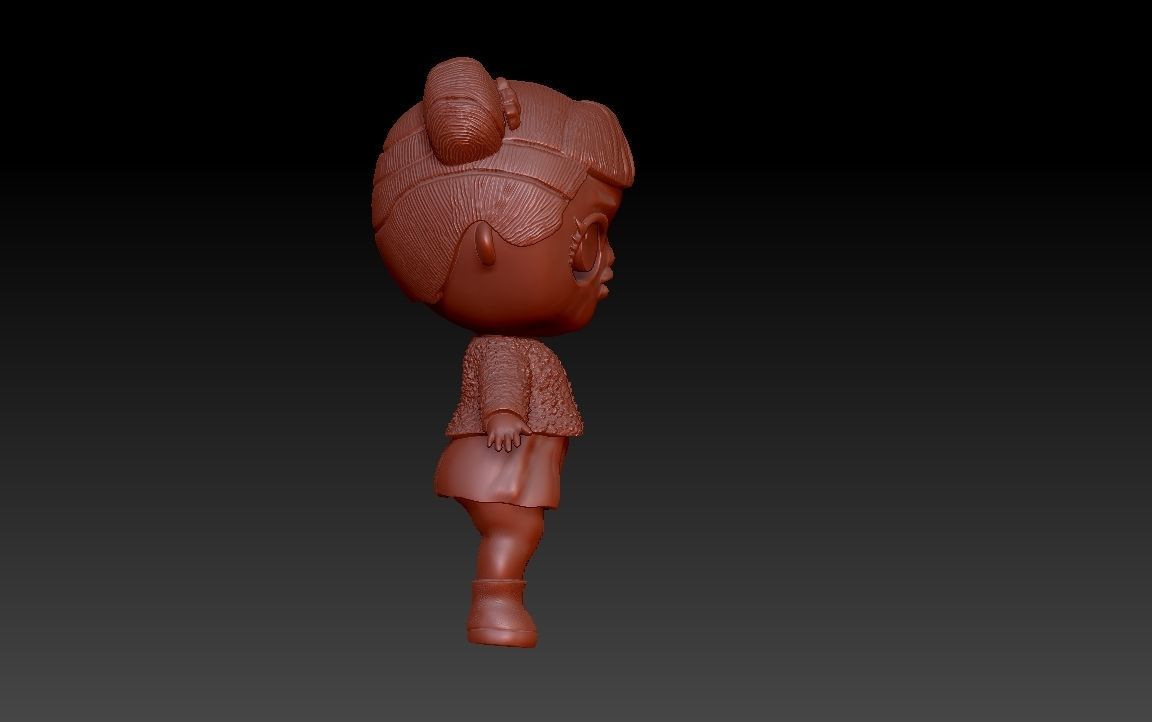 LOL Doll - version 1 3D print model_5