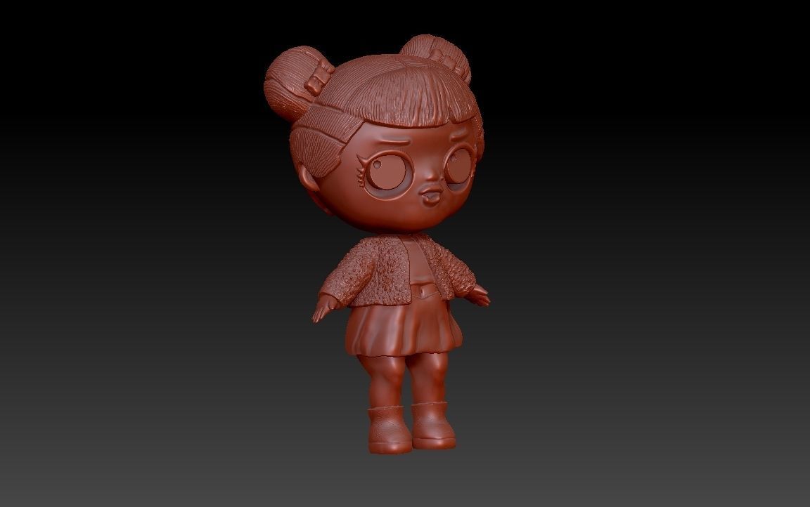 LOL Doll - version 1 3D print model_7