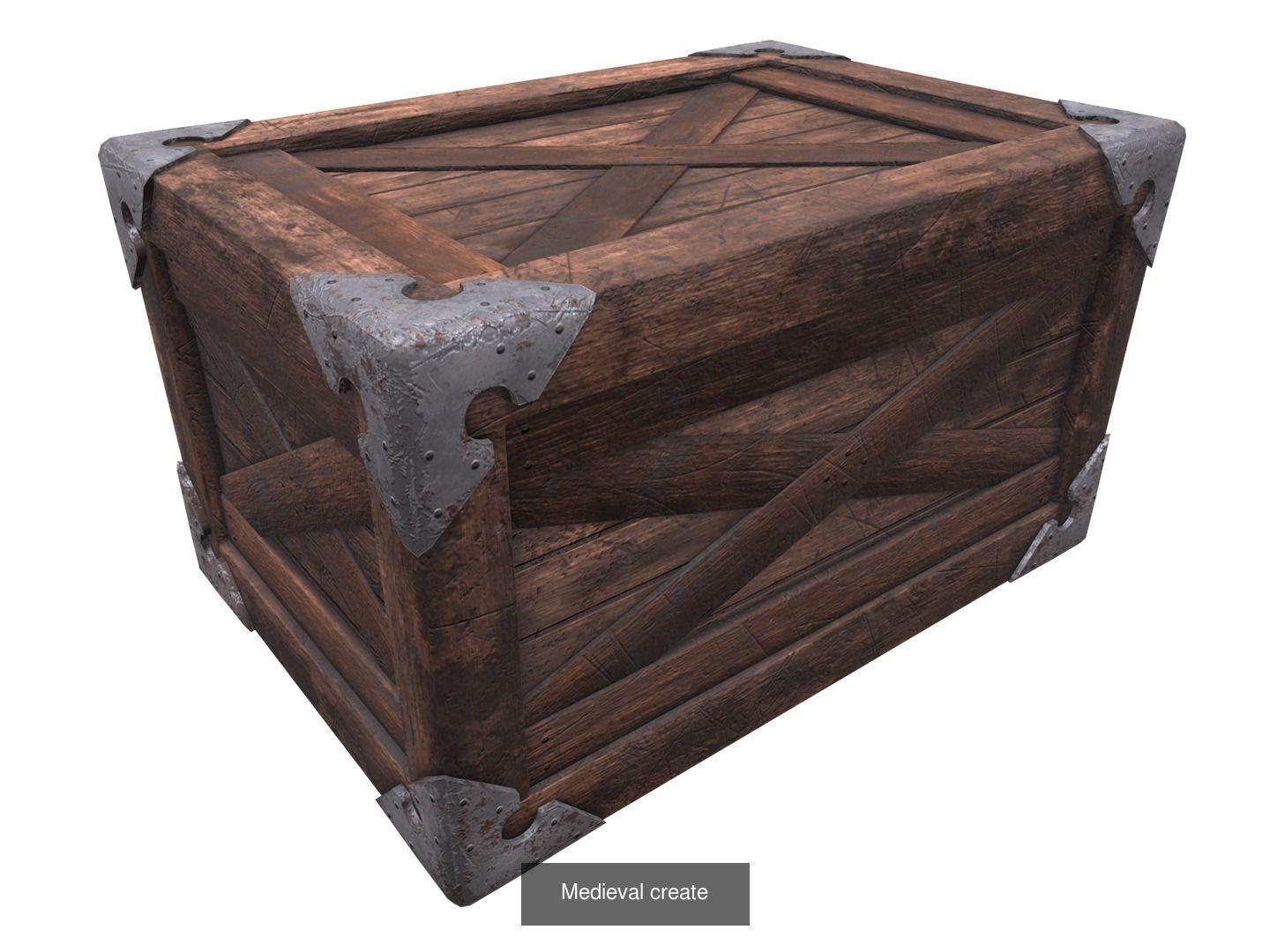 14 Medieval props pack 3D Model Collection_8