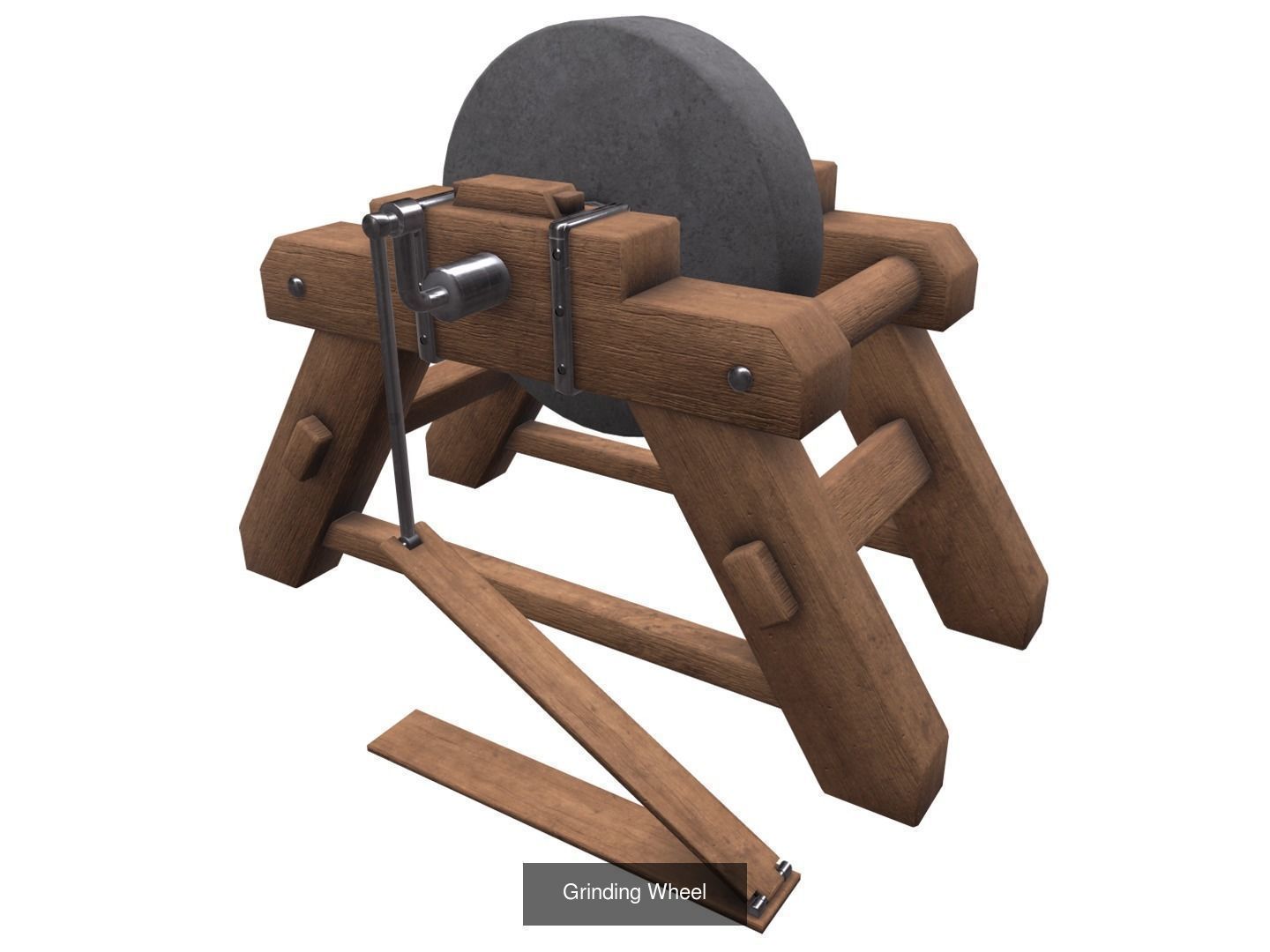 14 Medieval props pack 3D Model Collection_9