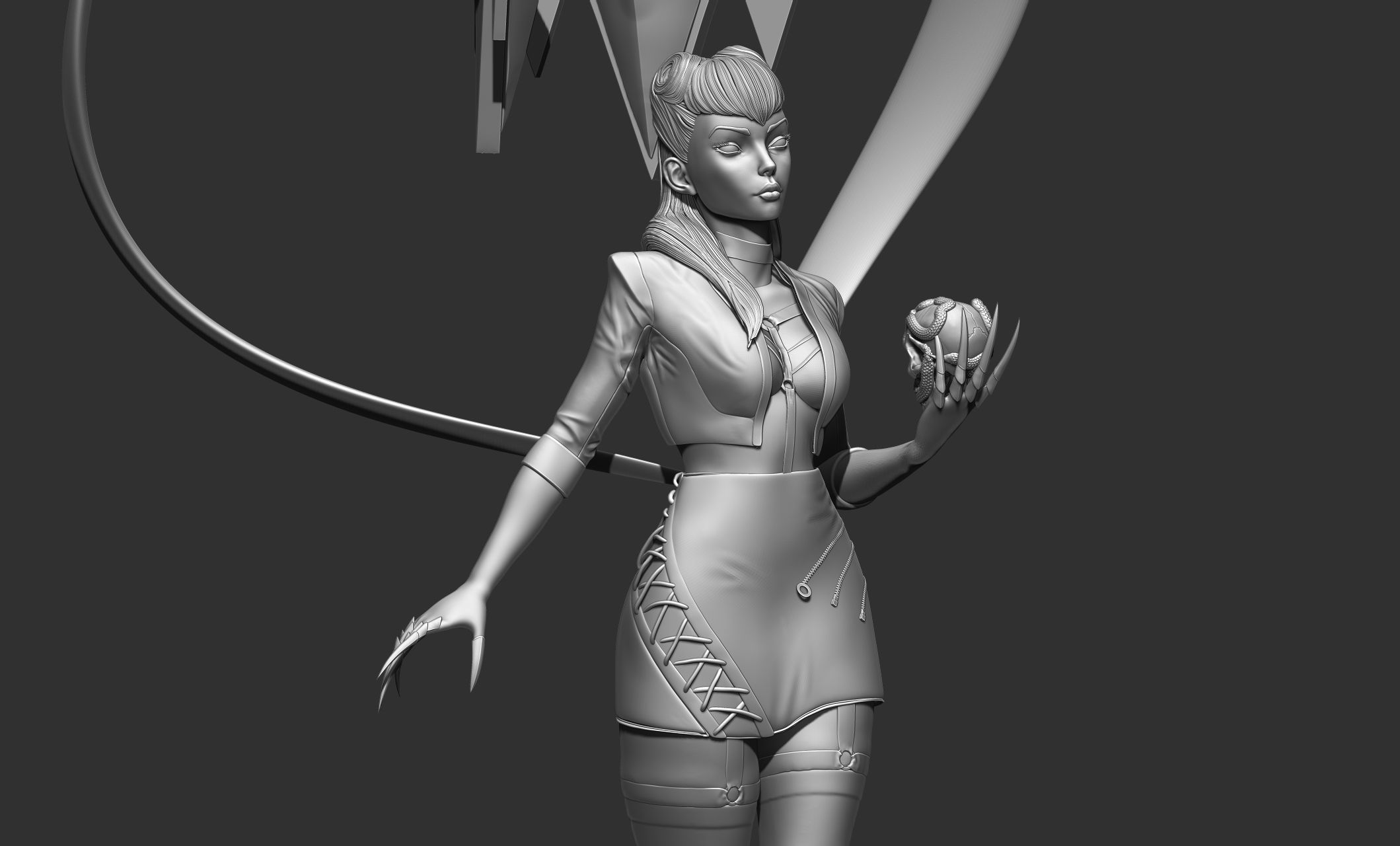 Evelynn from League of legends 3DPrint 3D print model_2