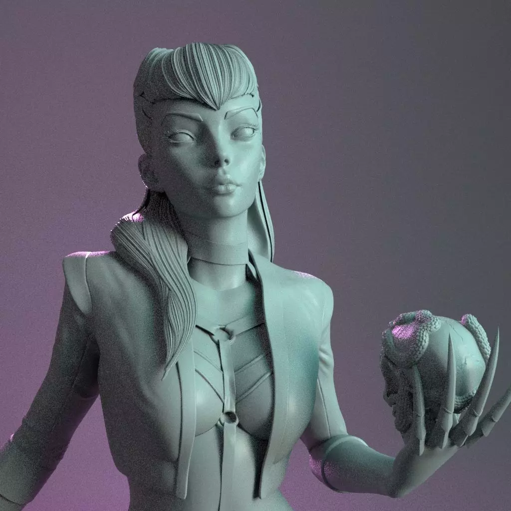 Evelynn from League of legends 3DPrint 3D print model_0
