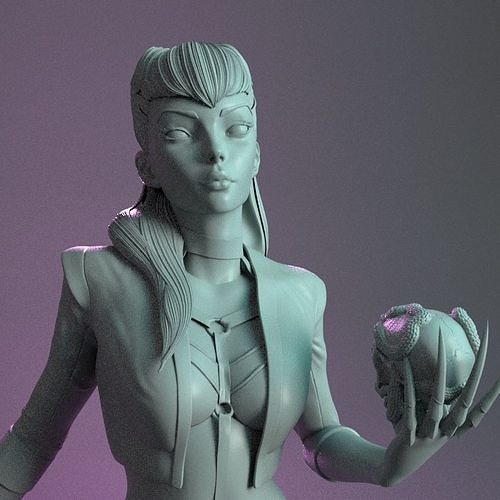 Evelynn from League of legends 3DPrint 3D print model