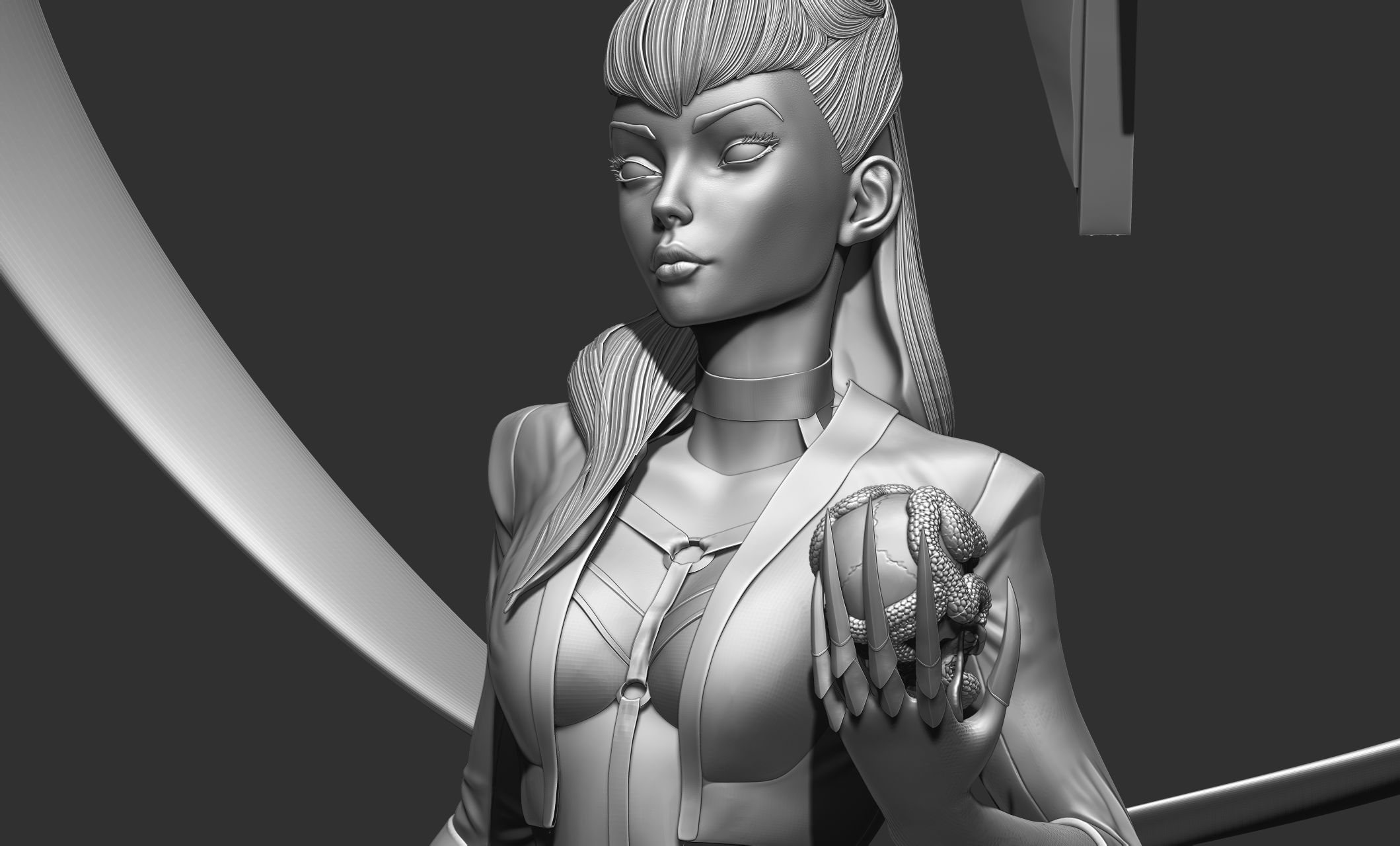 Evelynn from League of legends 3DPrint 3D print model_4