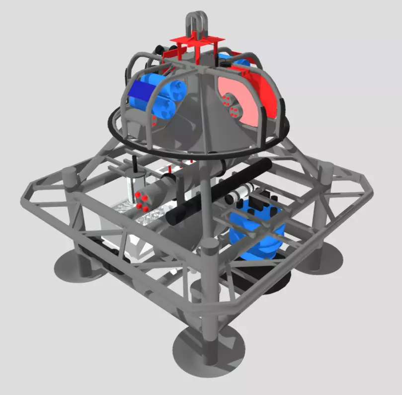Submarine station 3D model_0