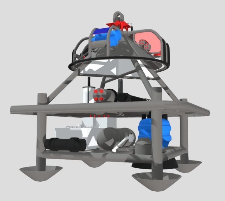 Submarine station 3D model_3