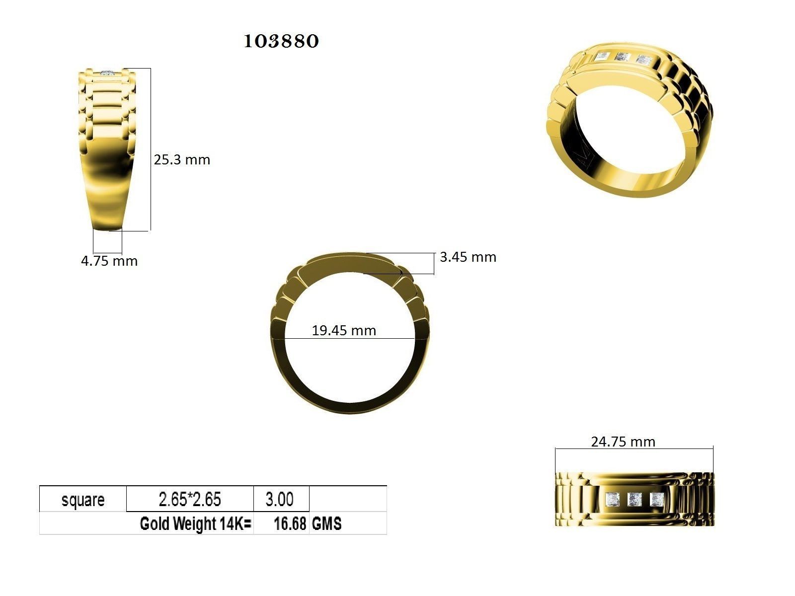 Ring - 103880 3D print model_12