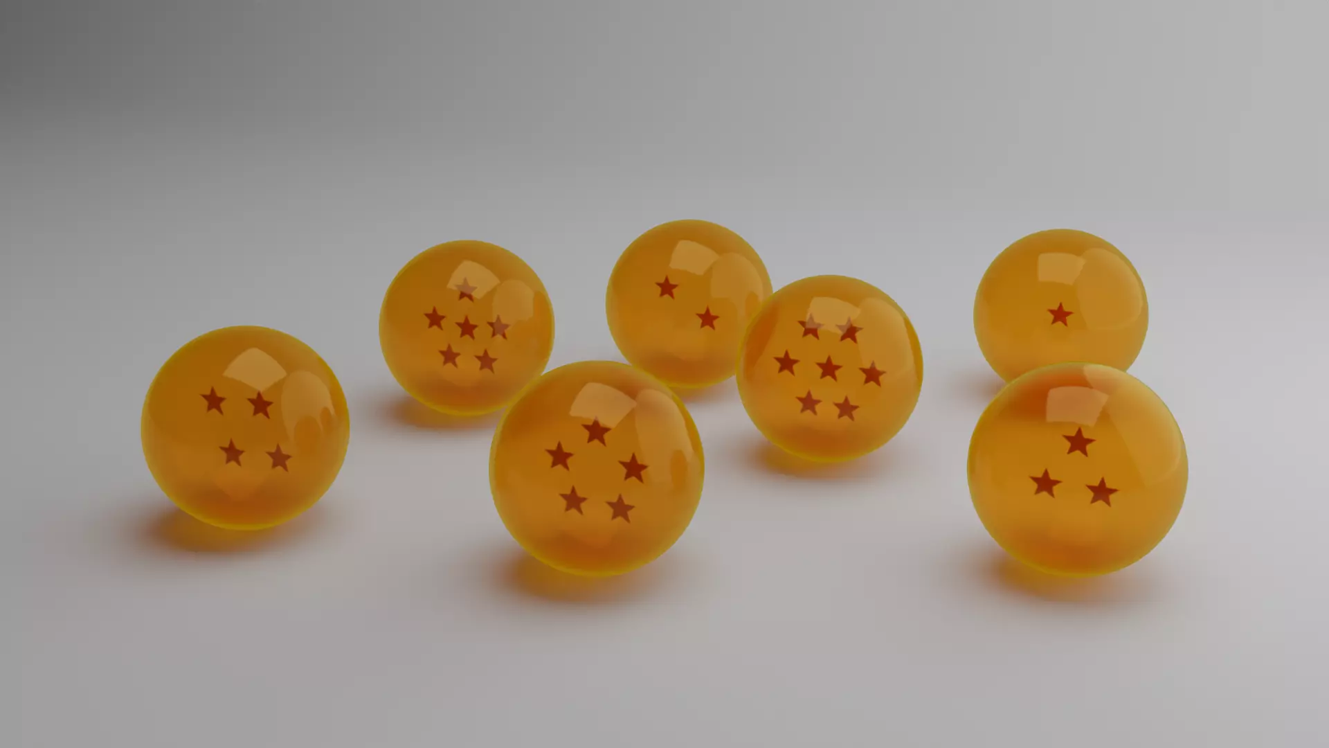 Dragon ball - Stars crystal ball 3D model_0