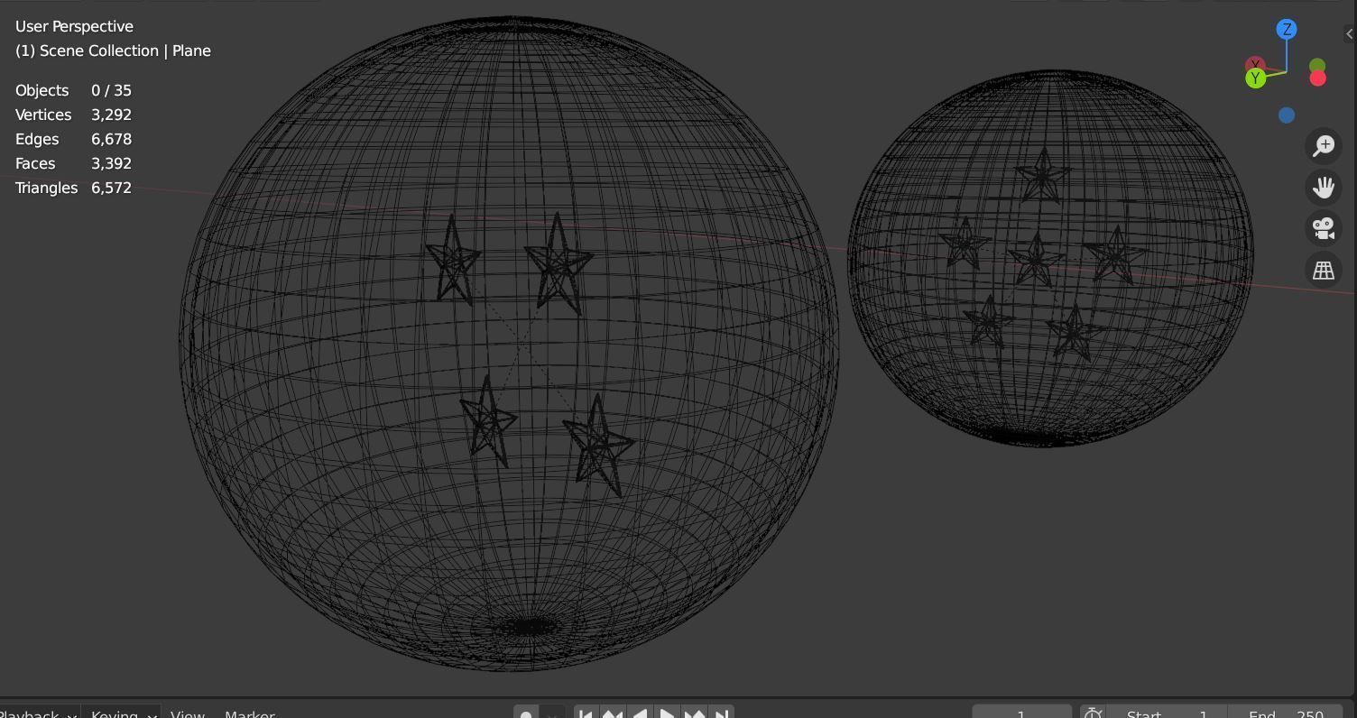 Dragon ball - Stars crystal ball 3D model_10