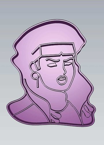 Wonderfull Jubilee X-Men Characters Cookie Cutter  3D model