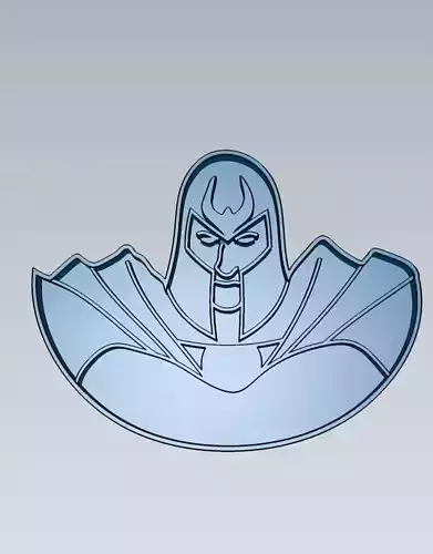 Wonderfull Magneto X-Men Characters Cookie Cutter  3D model