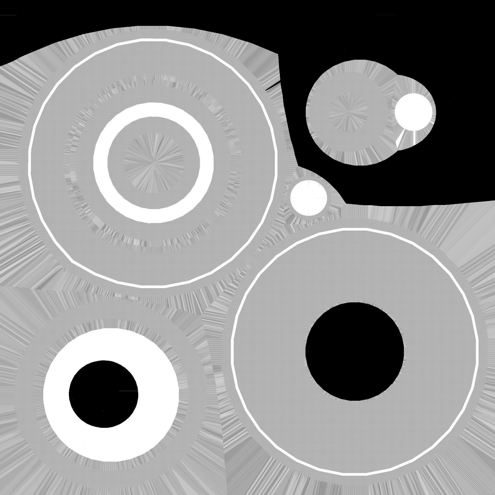 Spaceship UFO A2 - Silver - Alien SciFi Vehicle Low-poly 3D model_14