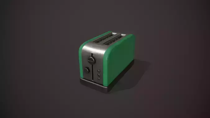 Green Toaster - 2 Slots