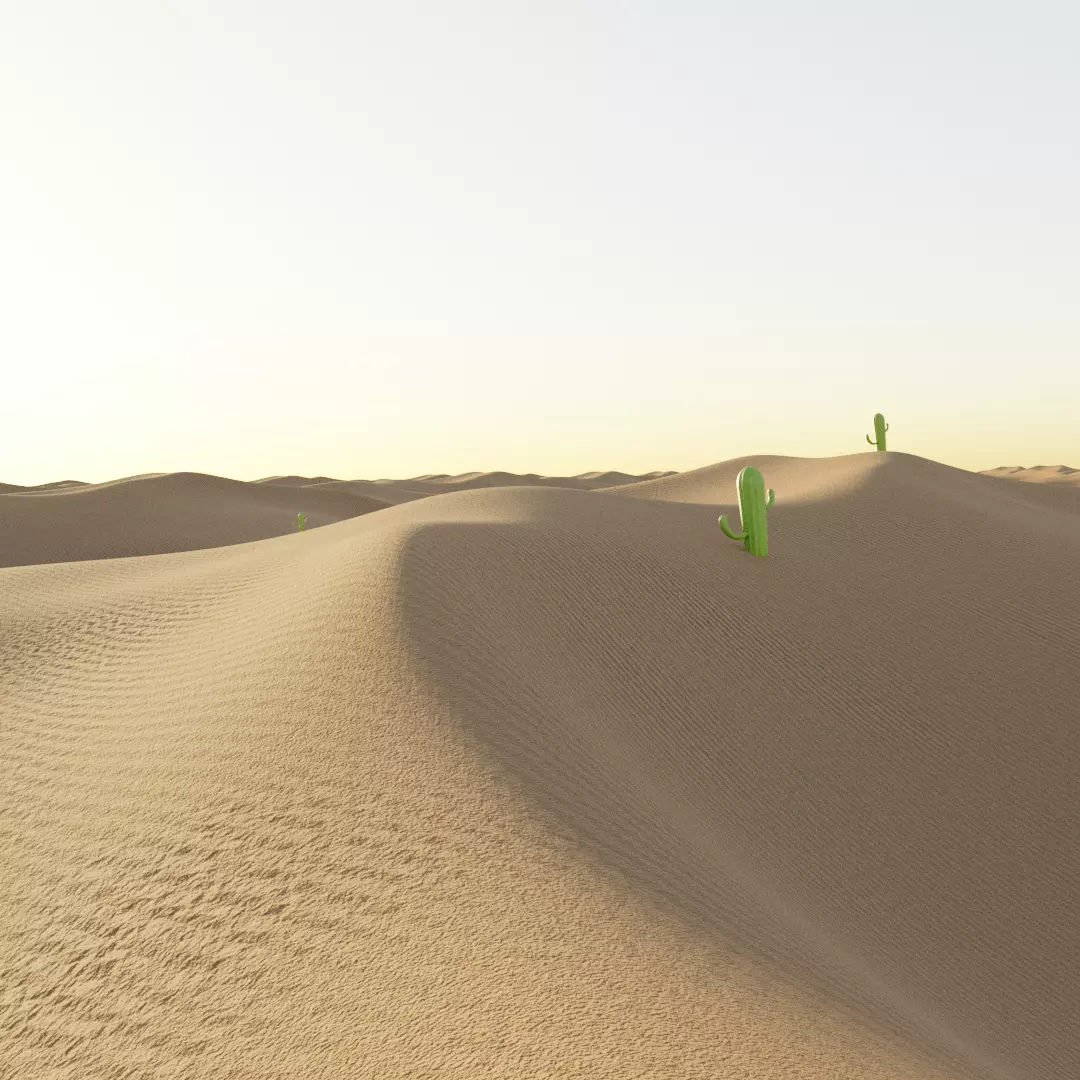 Desert cactus plants in Texture_0