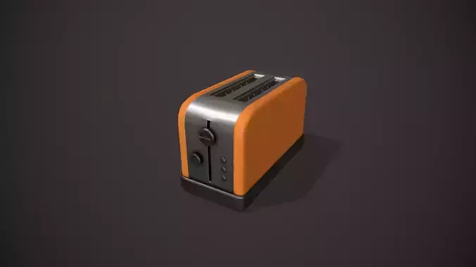 Orange Toaster - 2 Slots