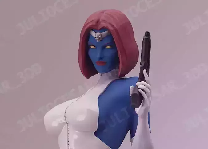 X-men Mystique 3D print model