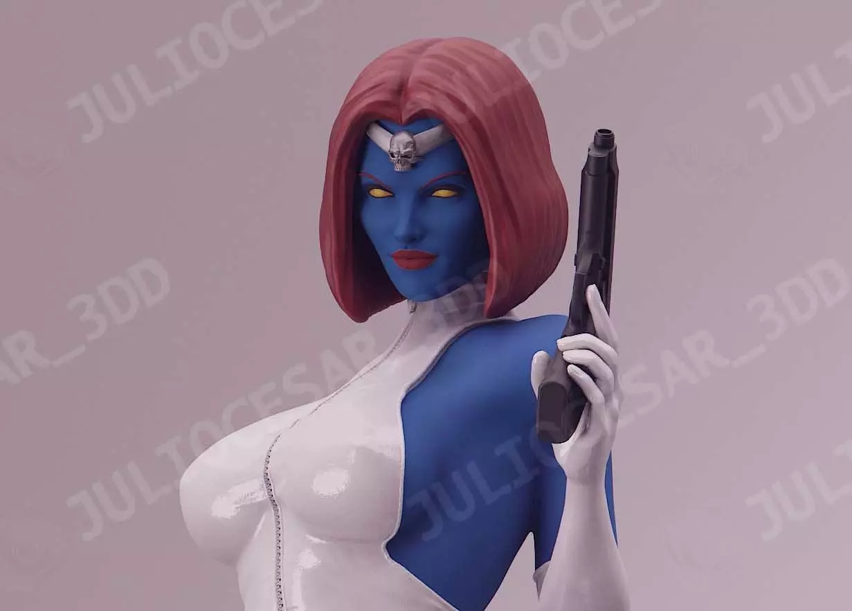 X-men Mystique 3D print model_0