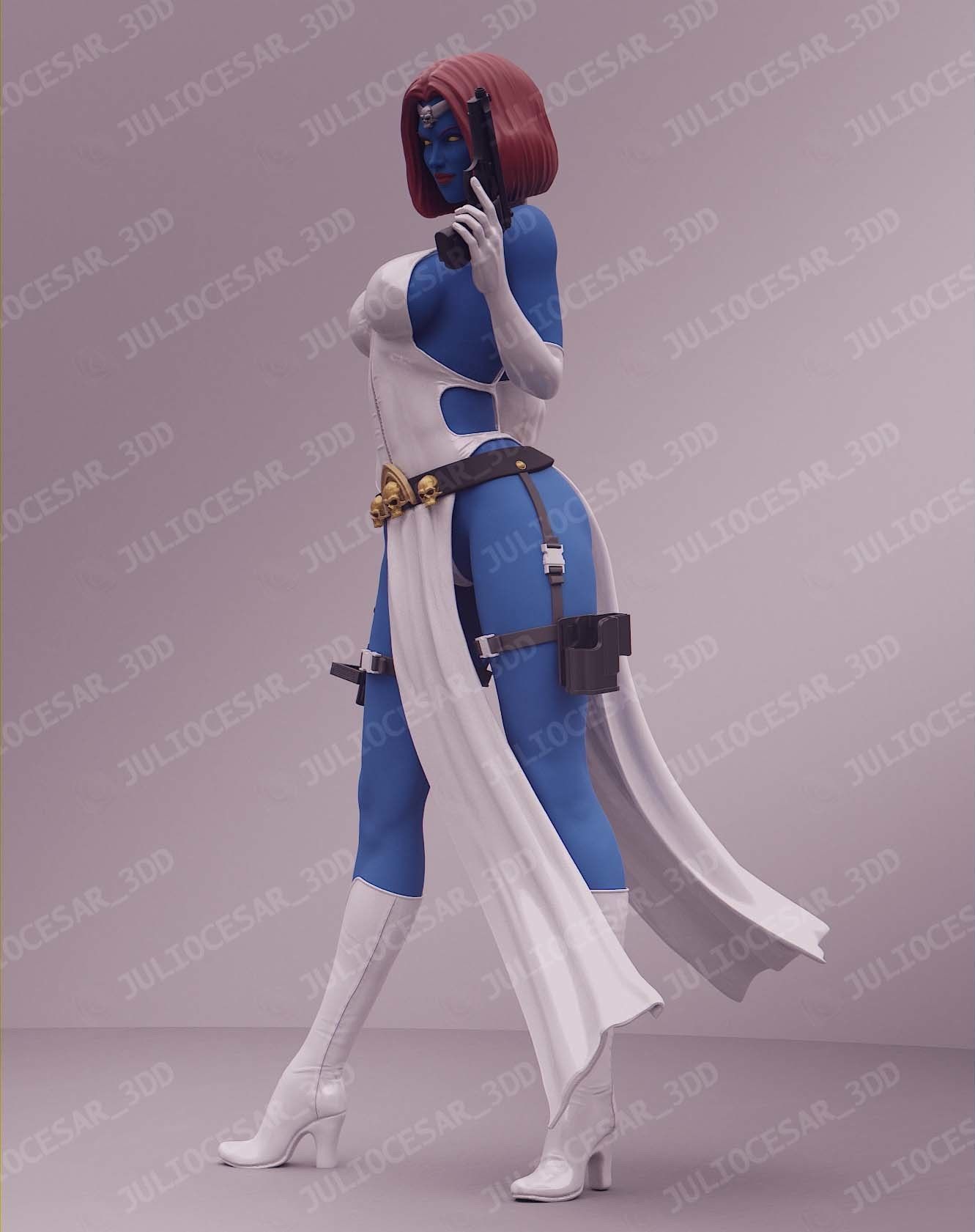 X-men Mystique 3D print model_4