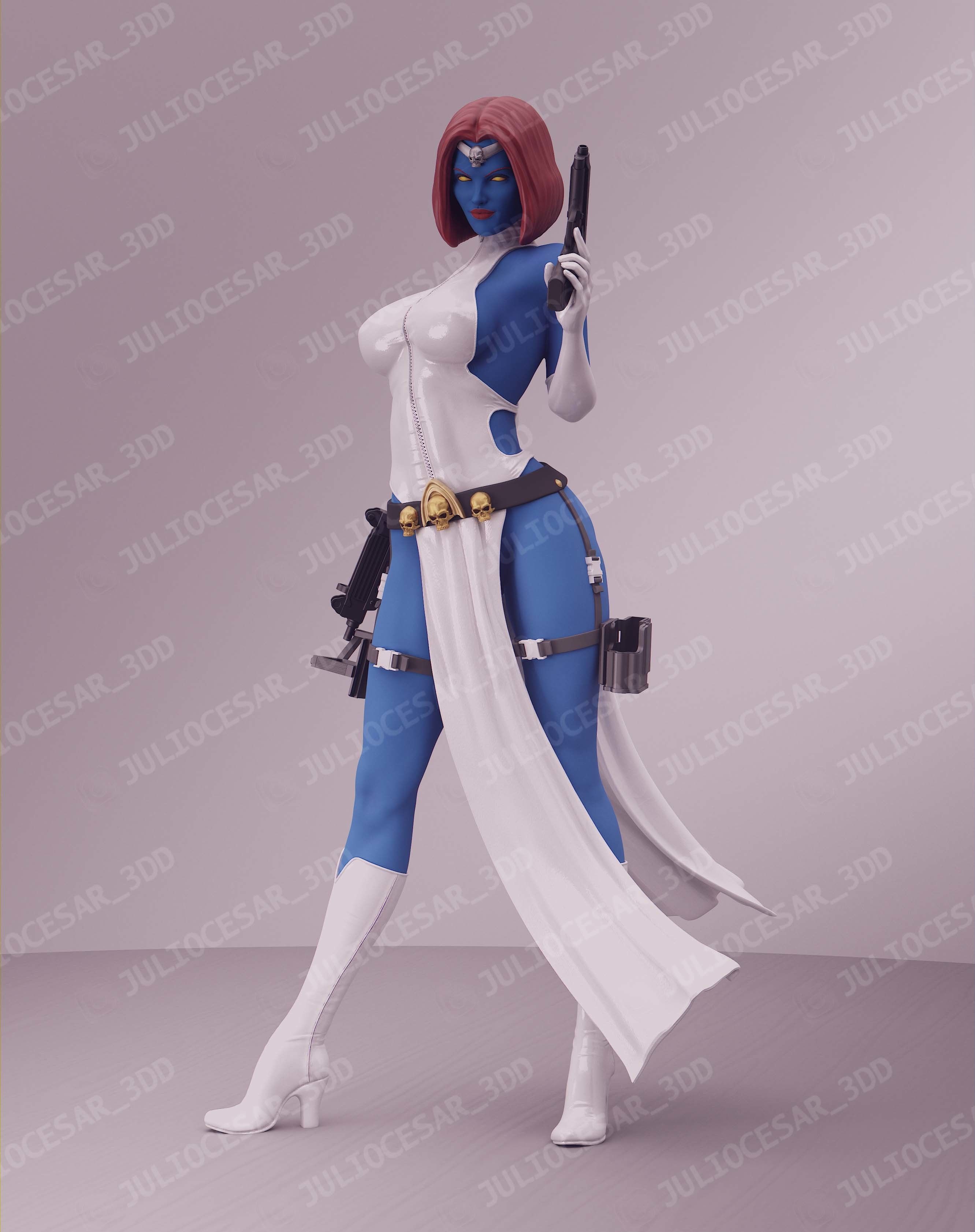 X-men Mystique 3D print model_5