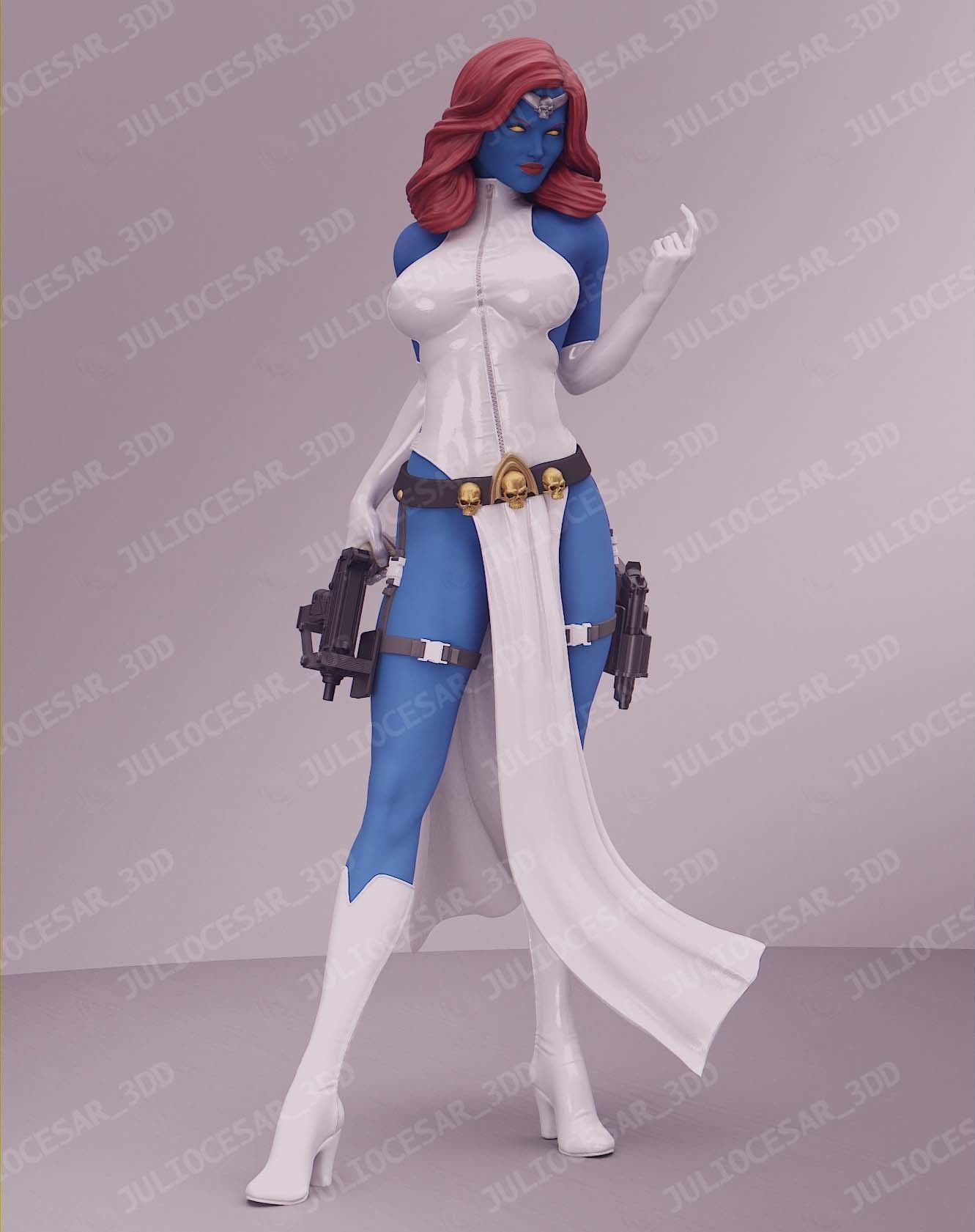 X-men Mystique 3D print model_8