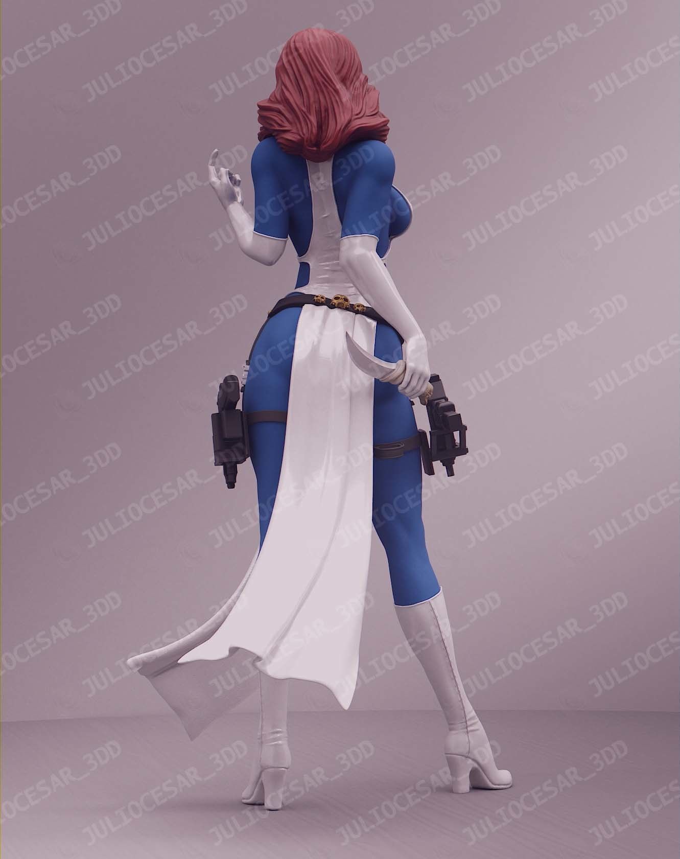 X-men Mystique 3D print model_12