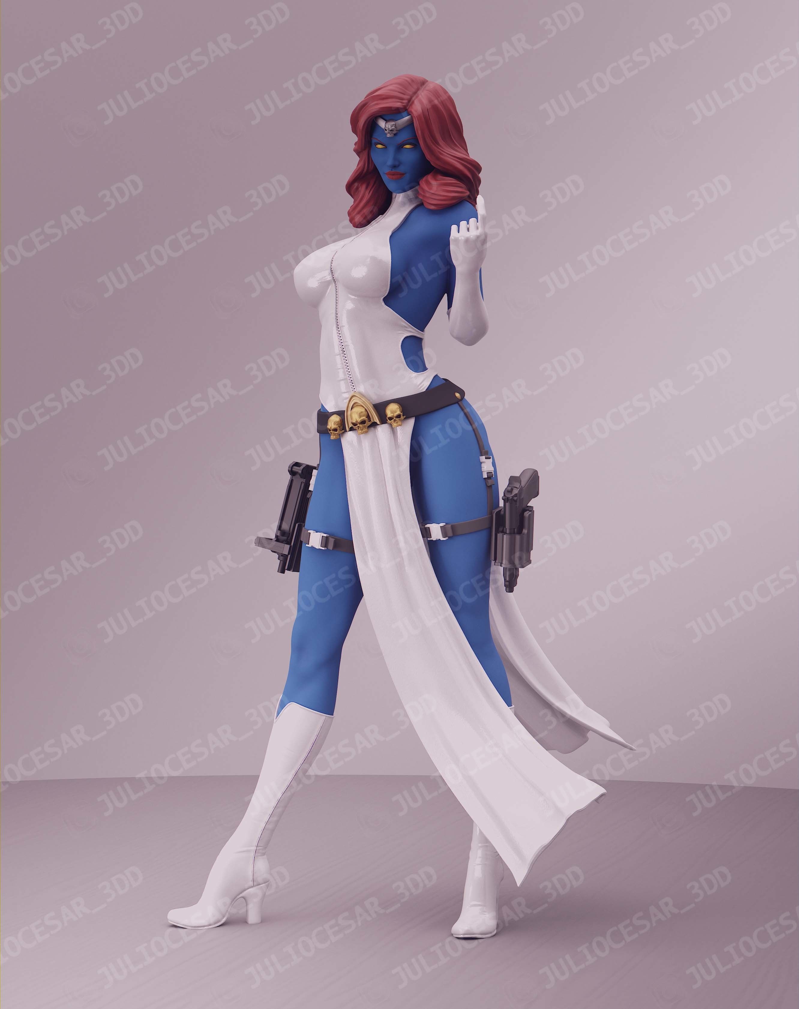 X-men Mystique 3D print model_6