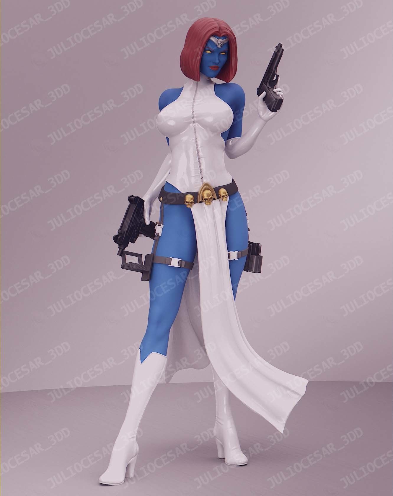 X-men Mystique 3D print model_7