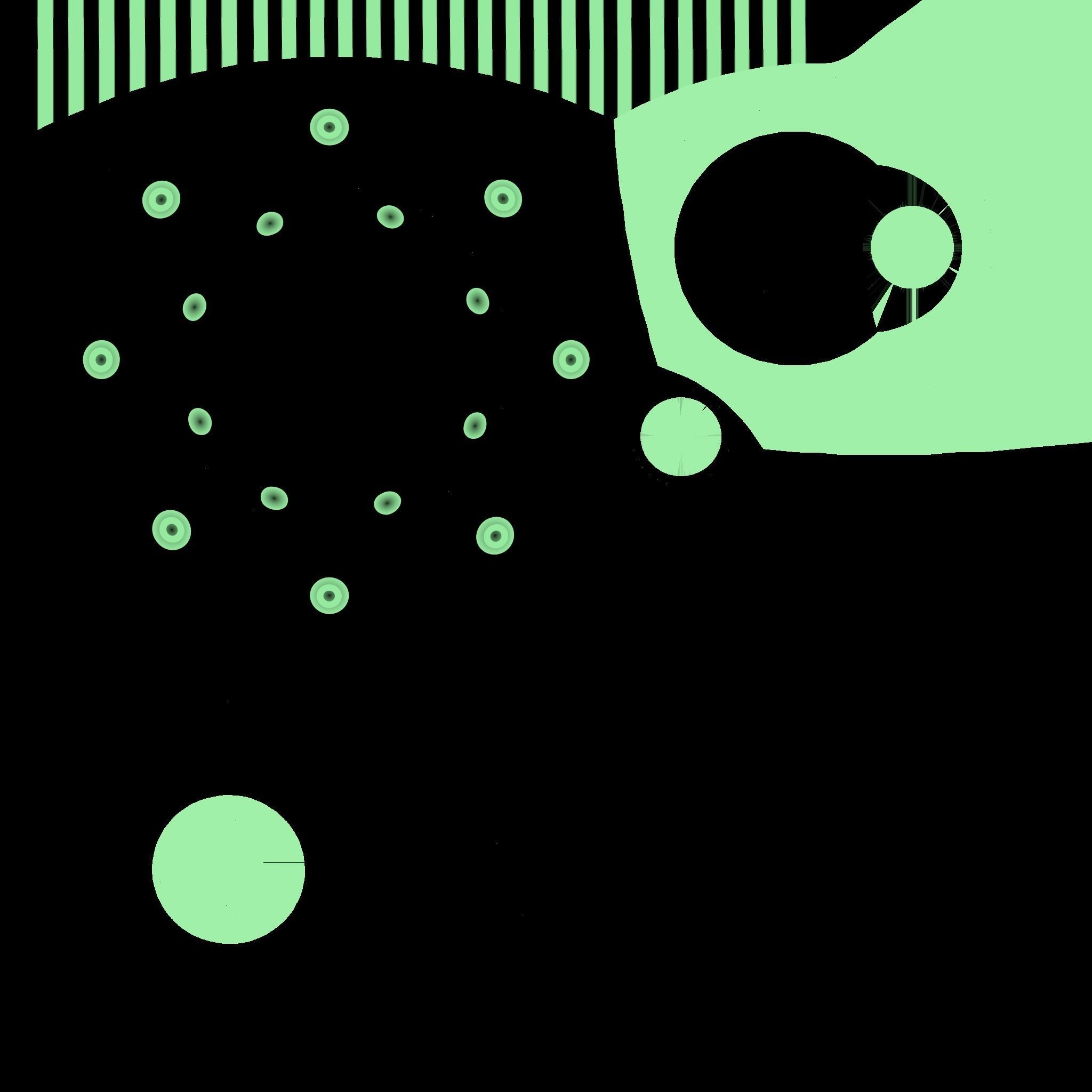 Spaceship UFO A3 - Chrome - Alien SciFi Vehicle Low-poly 3D model_16