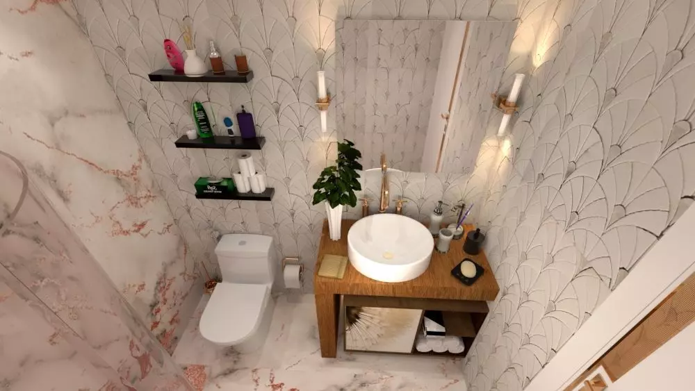 modern bathroom 3D model
