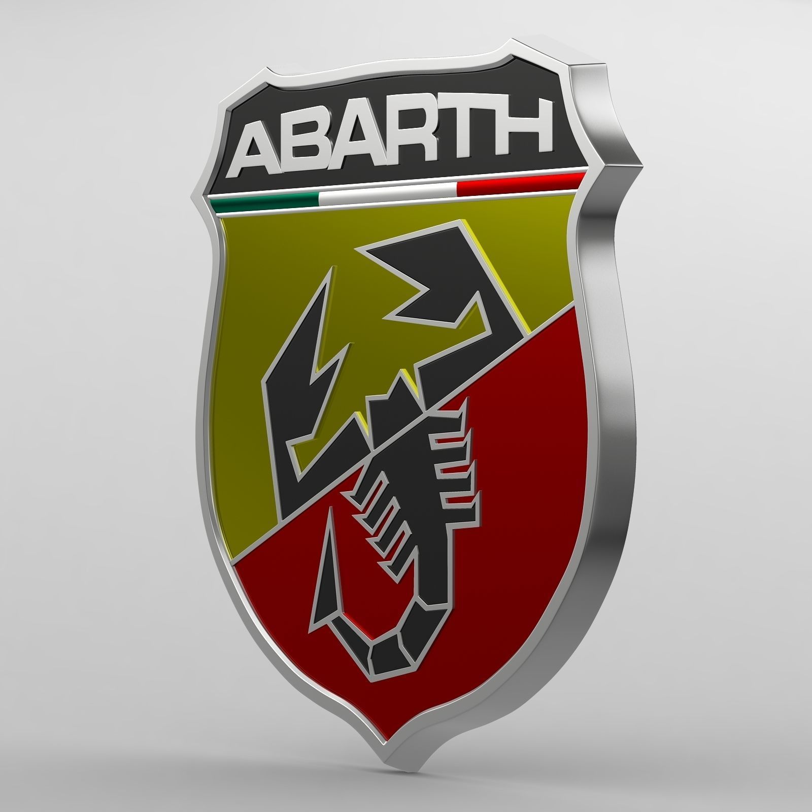 abarth logo 3D model_2