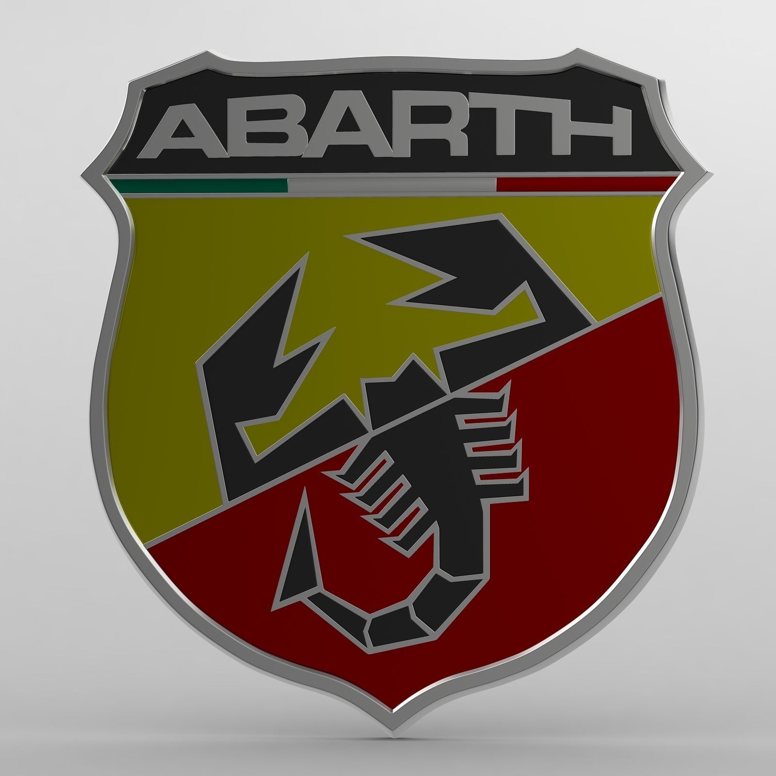abarth logo 3D model_1
