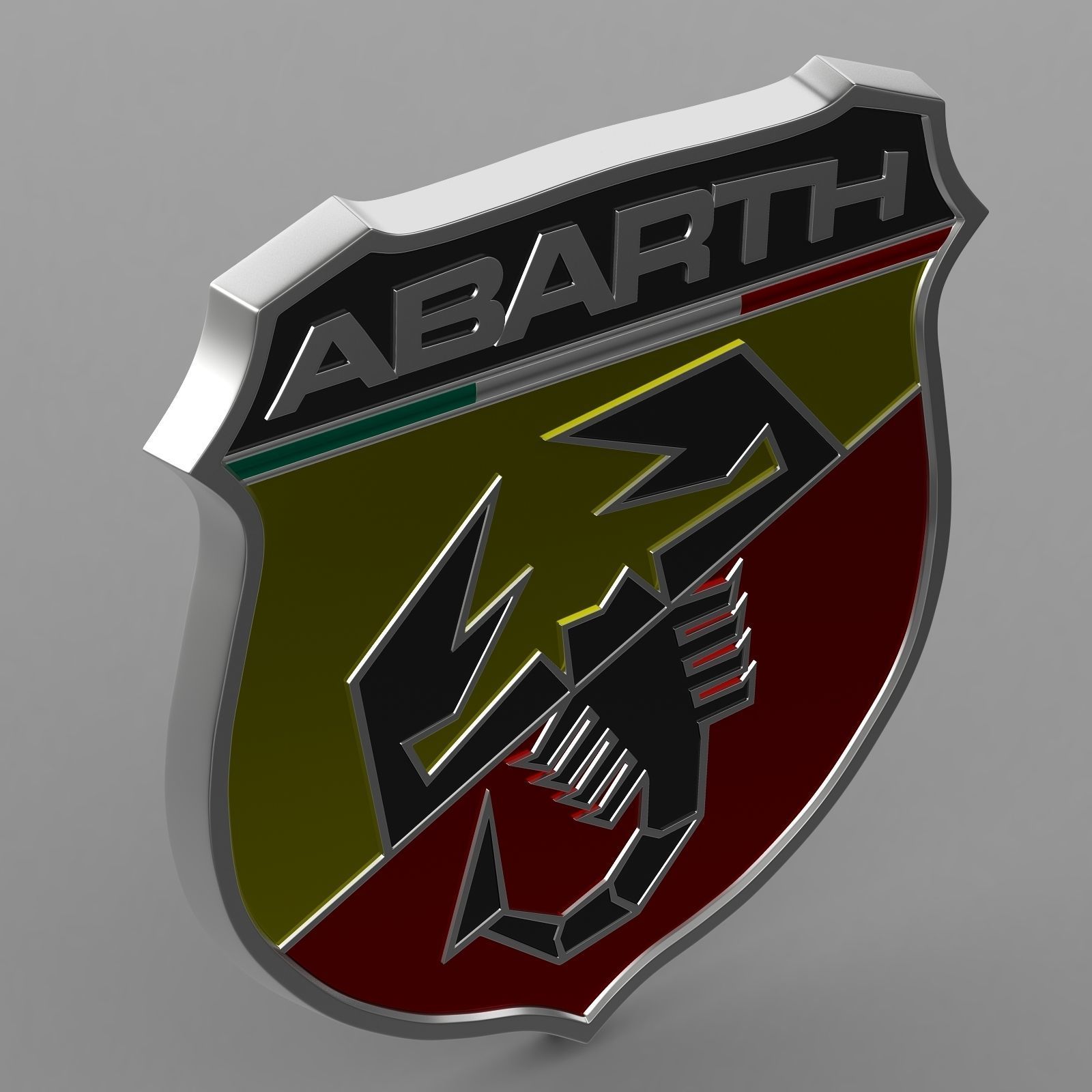 abarth logo 3D model_3