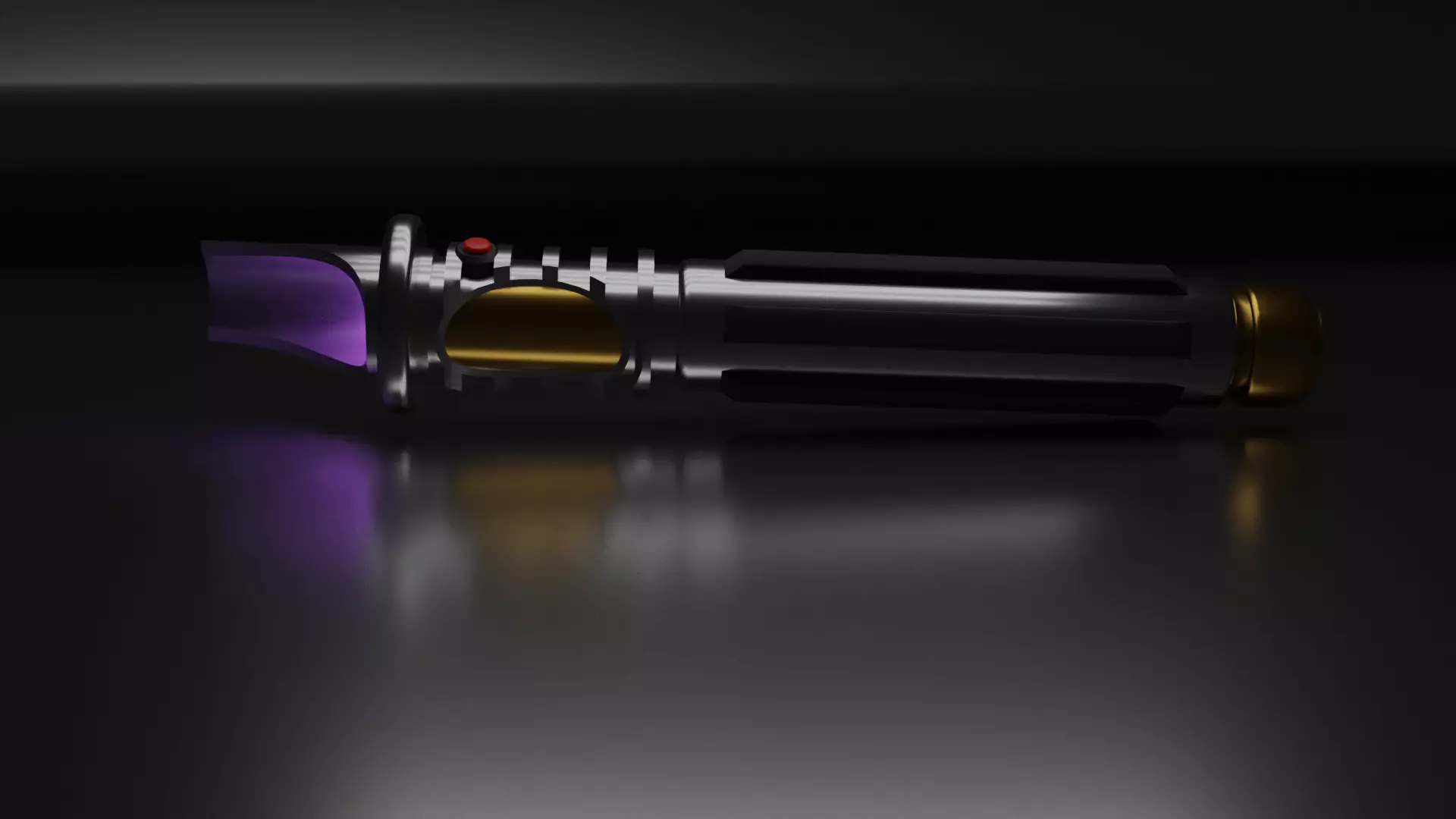 Purple Lightsaber 3D model