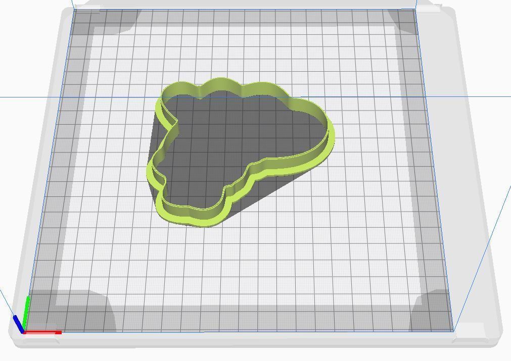 Cookie cutter and stamp - Bunny 3D print model_7