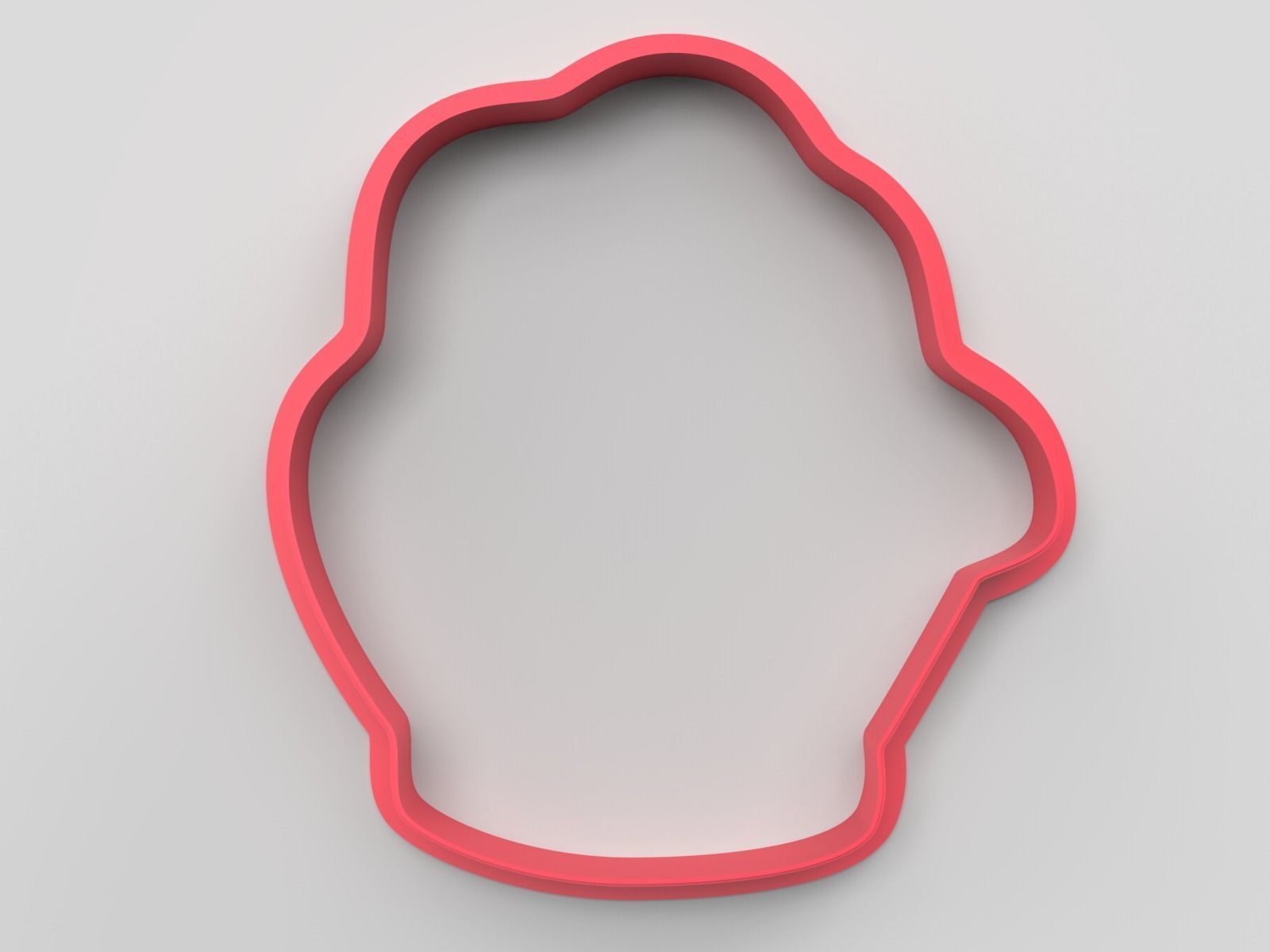 Cookie cutter and stamp - Flowers 3D print model_4