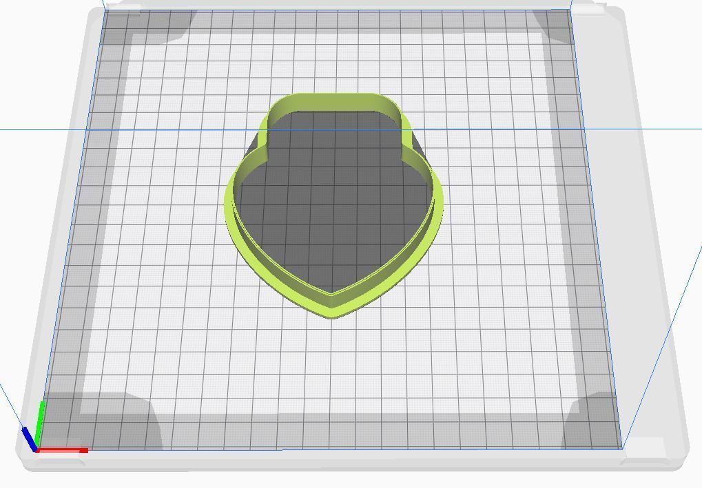 Cookie cutter and stamp - Heart lock 3D print model_7