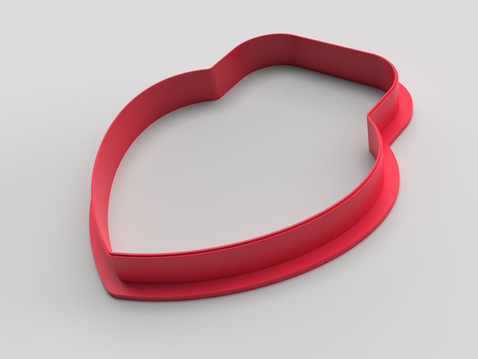 Cookie cutter and stamp - Heart lock 3D print model_1