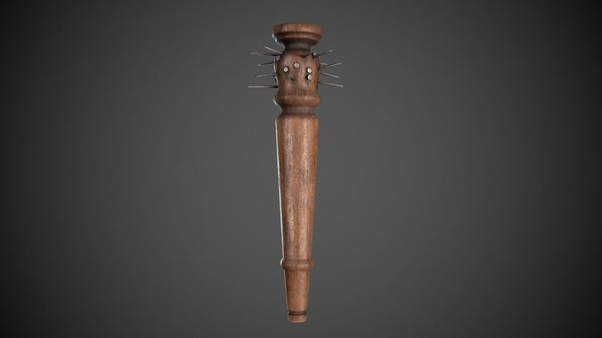 Spiked Table Leg Weapon Low-poly 3D model
