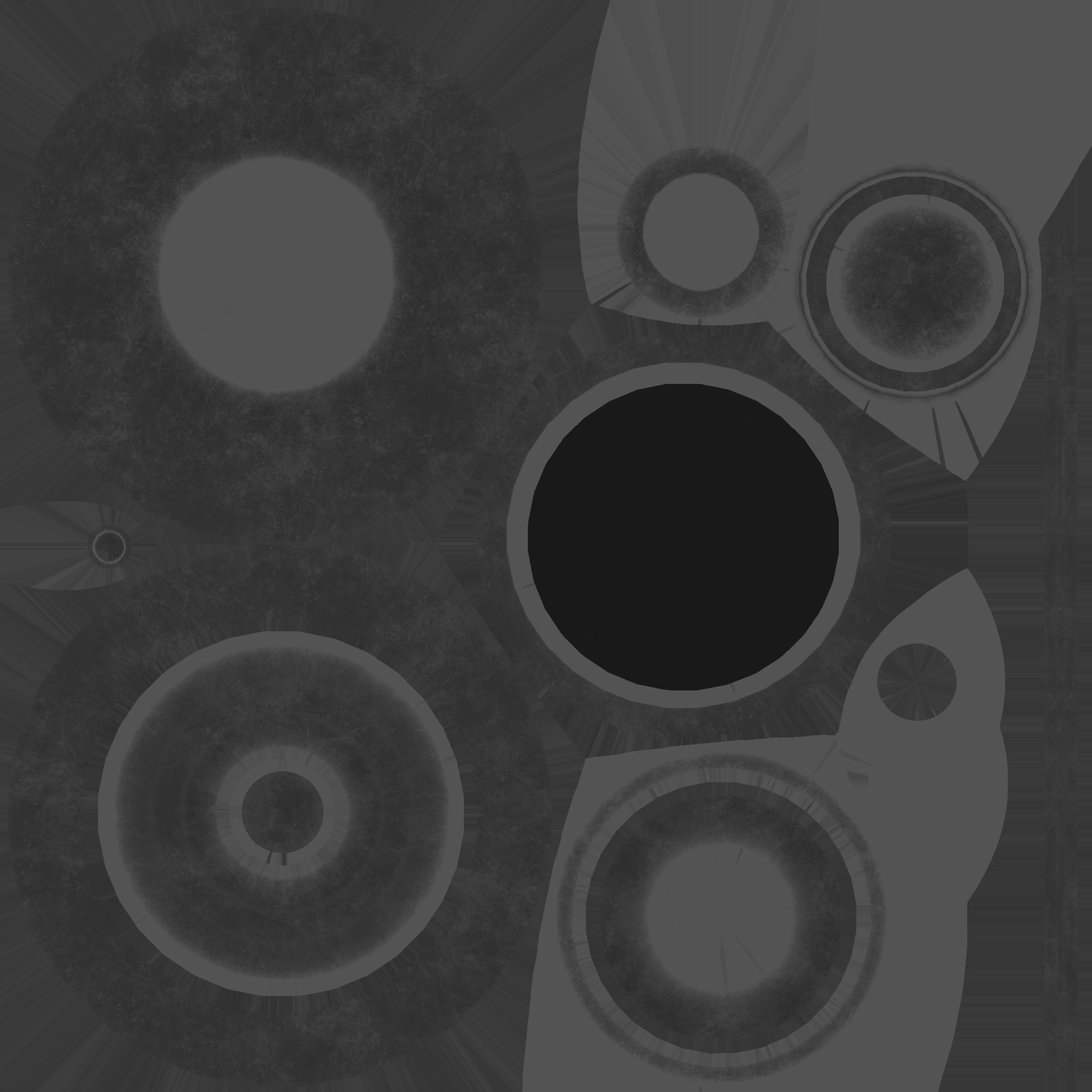 Spaceship UFO B1 - Gray - Alien SciFi Vehicle Low-poly 3D model_13