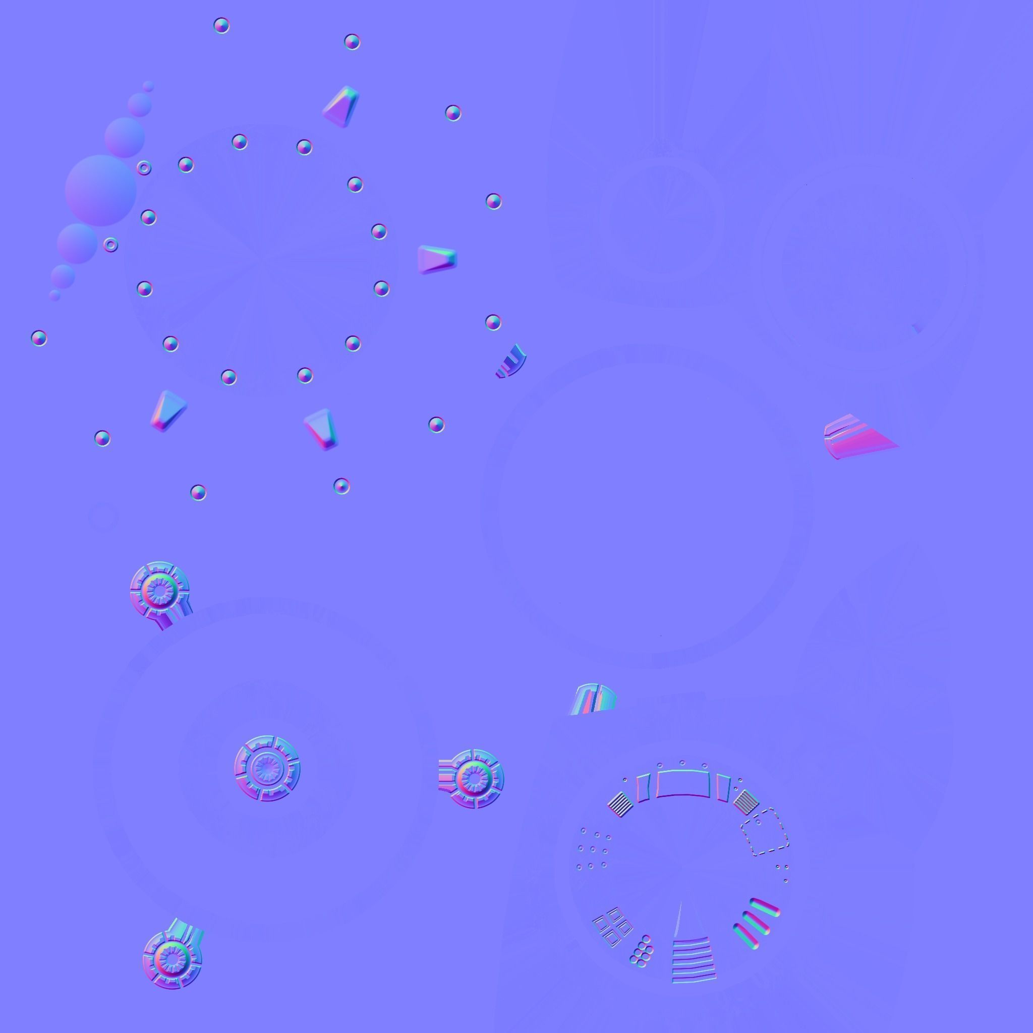 Spaceship UFO B1 - Gray - Alien SciFi Vehicle Low-poly 3D model_19