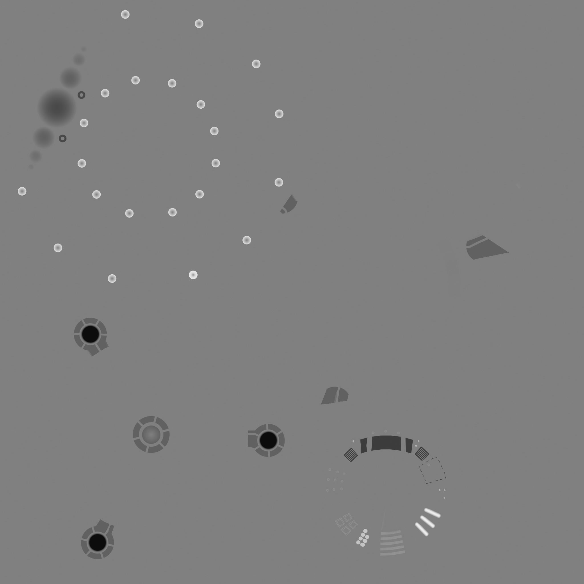 Spaceship UFO B1 - Gray - Alien SciFi Vehicle Low-poly 3D model_17