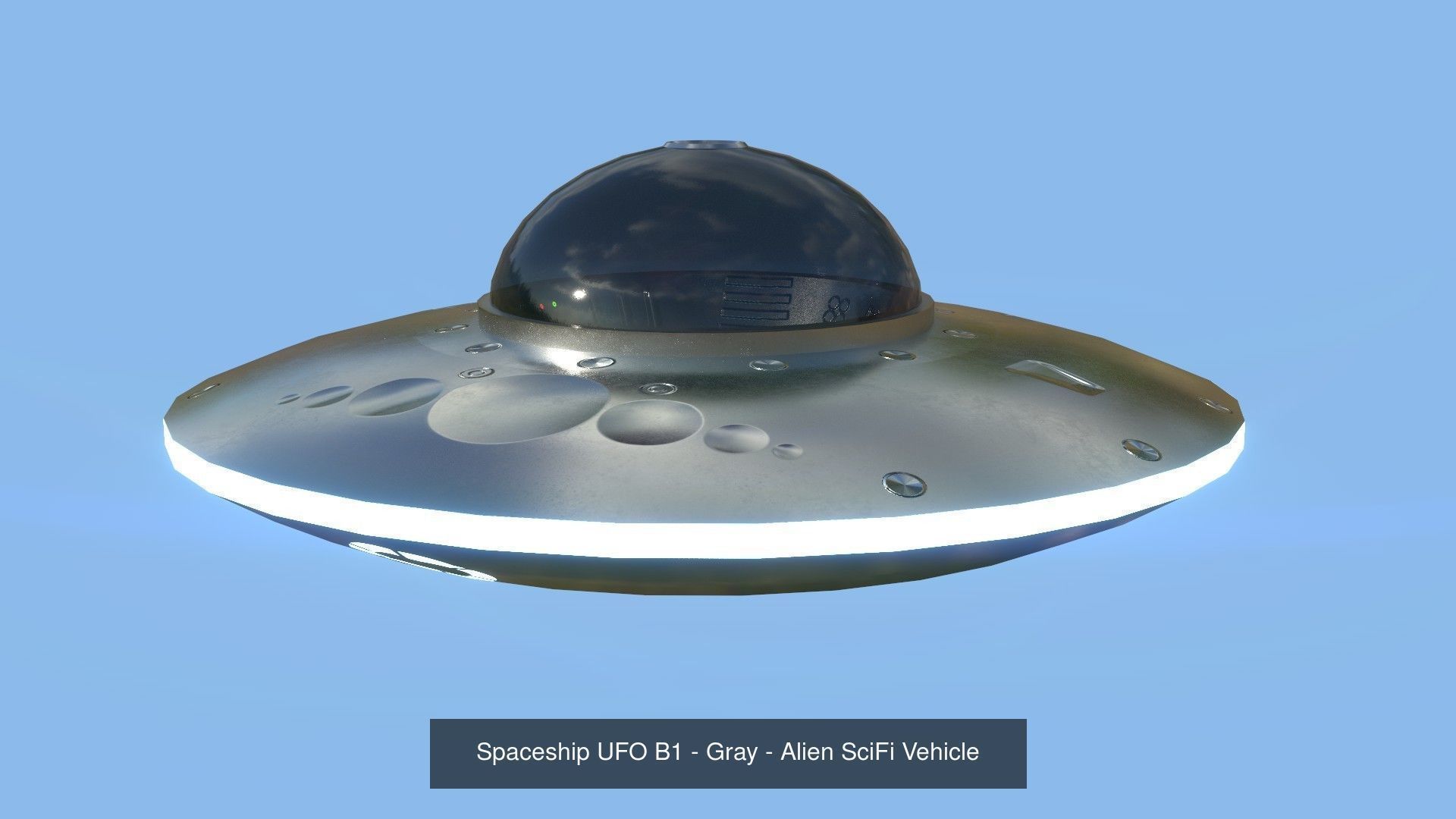 06 Spaceship UFO Collection - Alien SciFi Vehicle _5