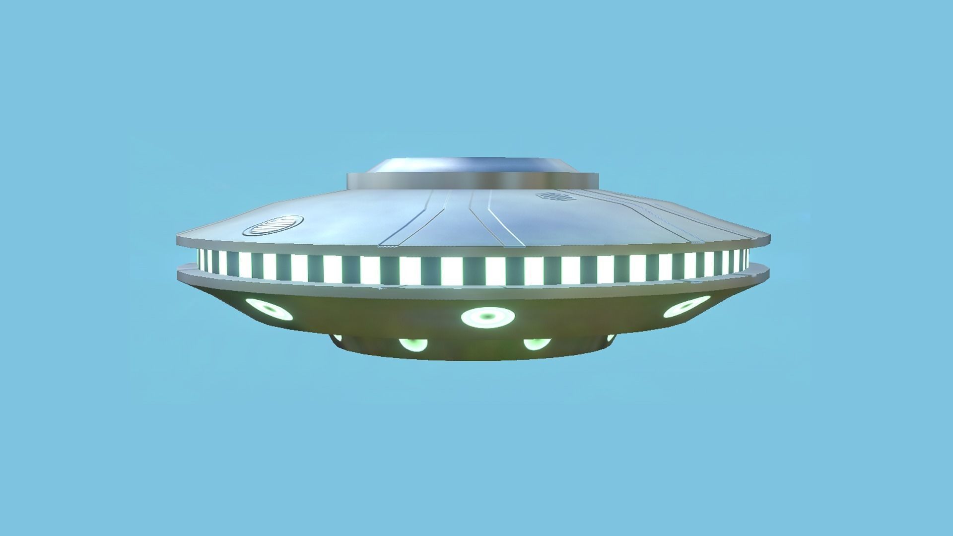 06 Spaceship UFO Collection - Alien SciFi Vehicle _37