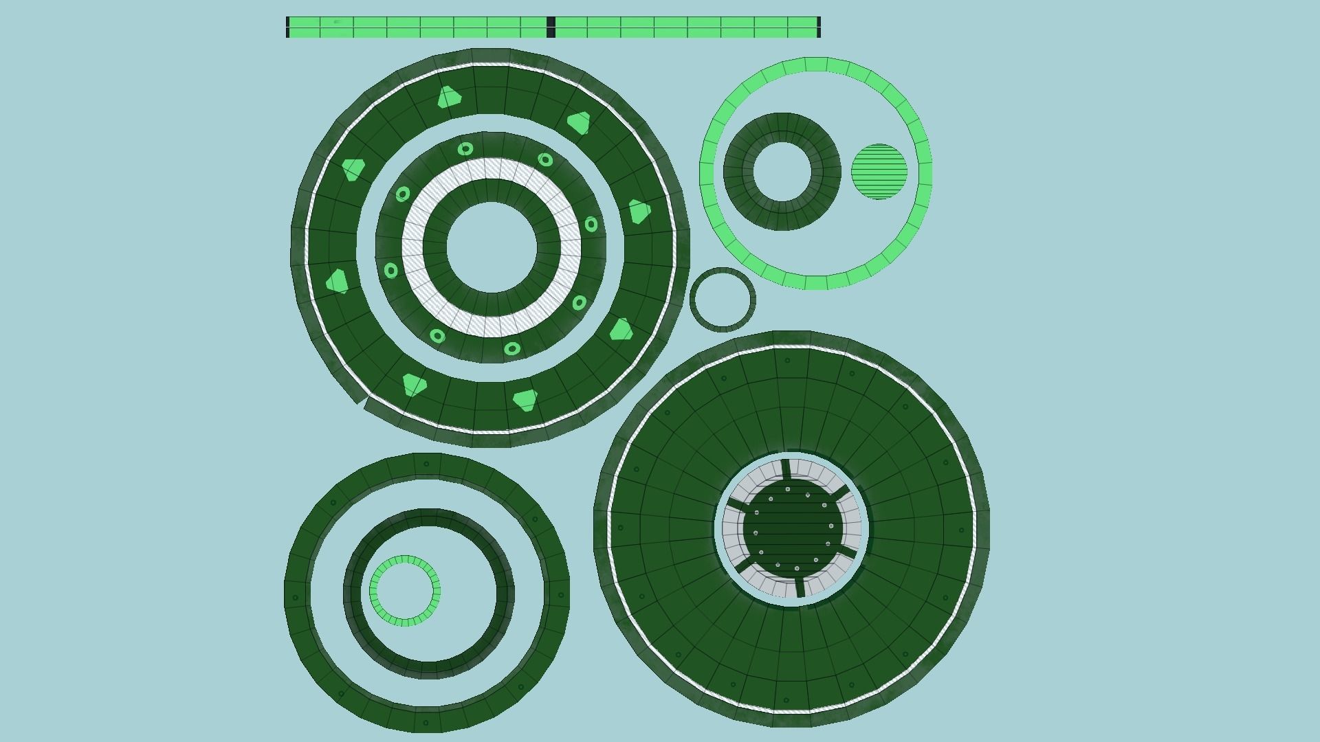 06 Spaceship UFO Collection - Alien SciFi Vehicle _46