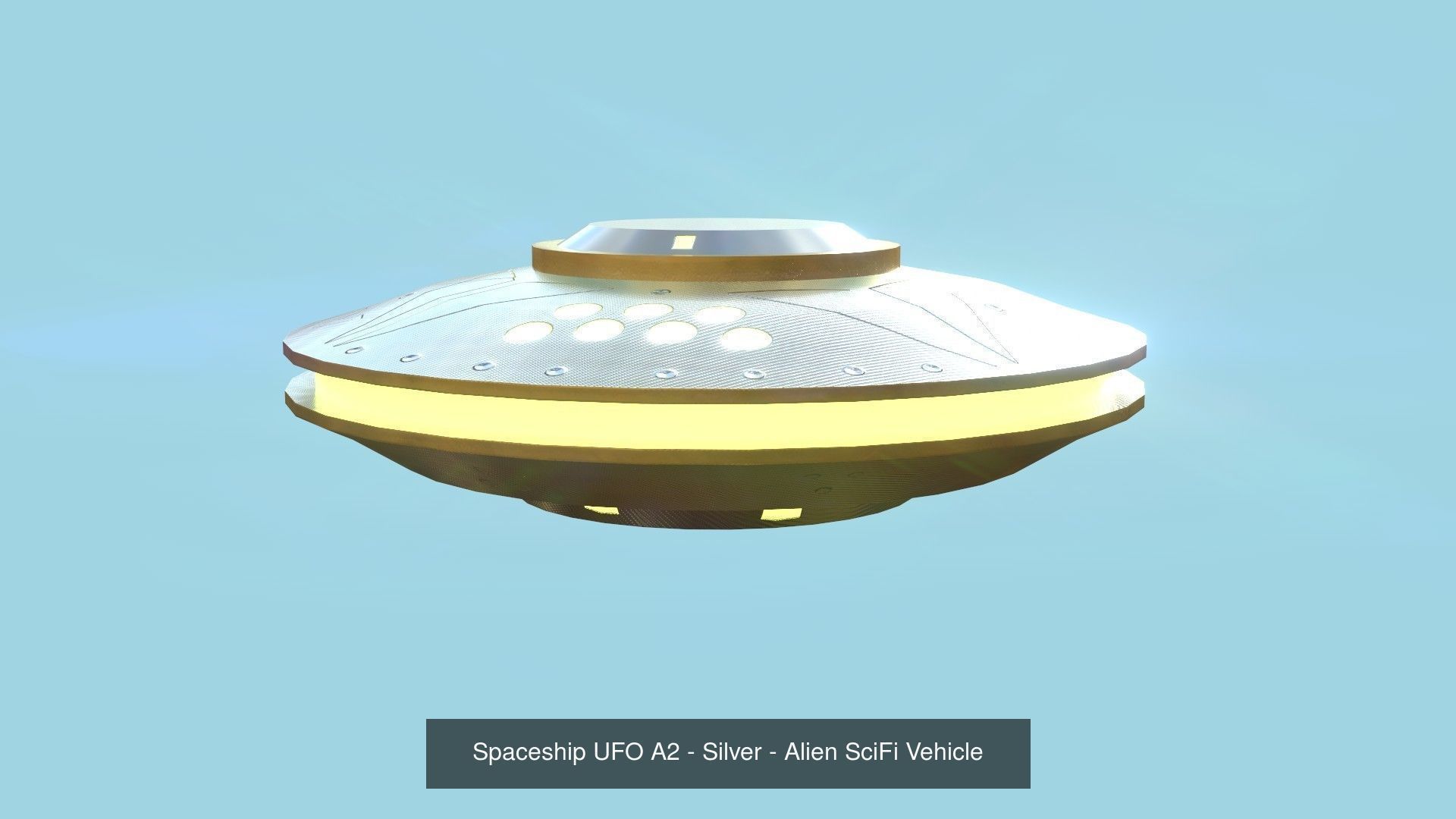 06 Spaceship UFO Collection - Alien SciFi Vehicle _2