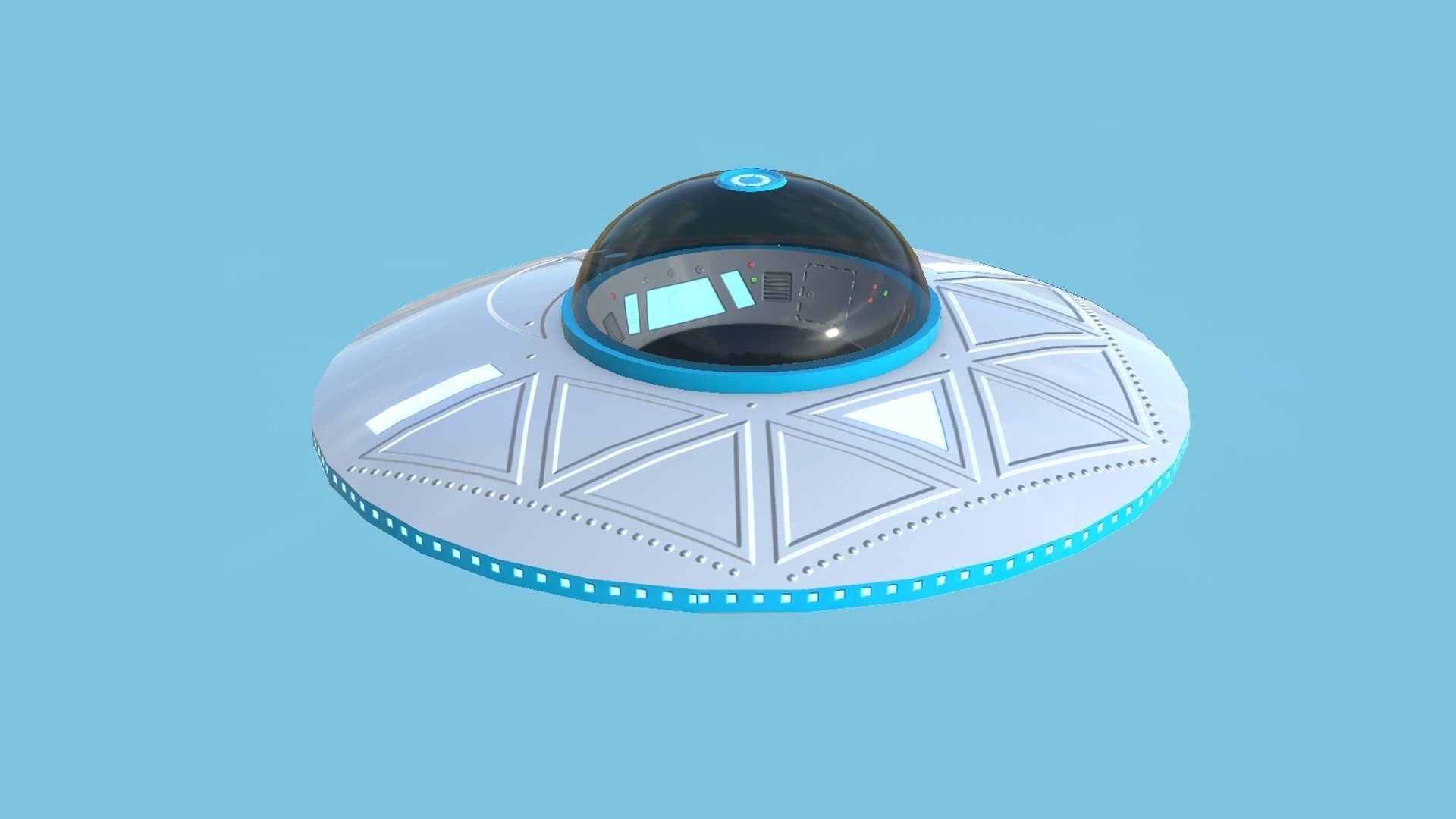 06 Spaceship UFO Collection - Alien SciFi Vehicle _49