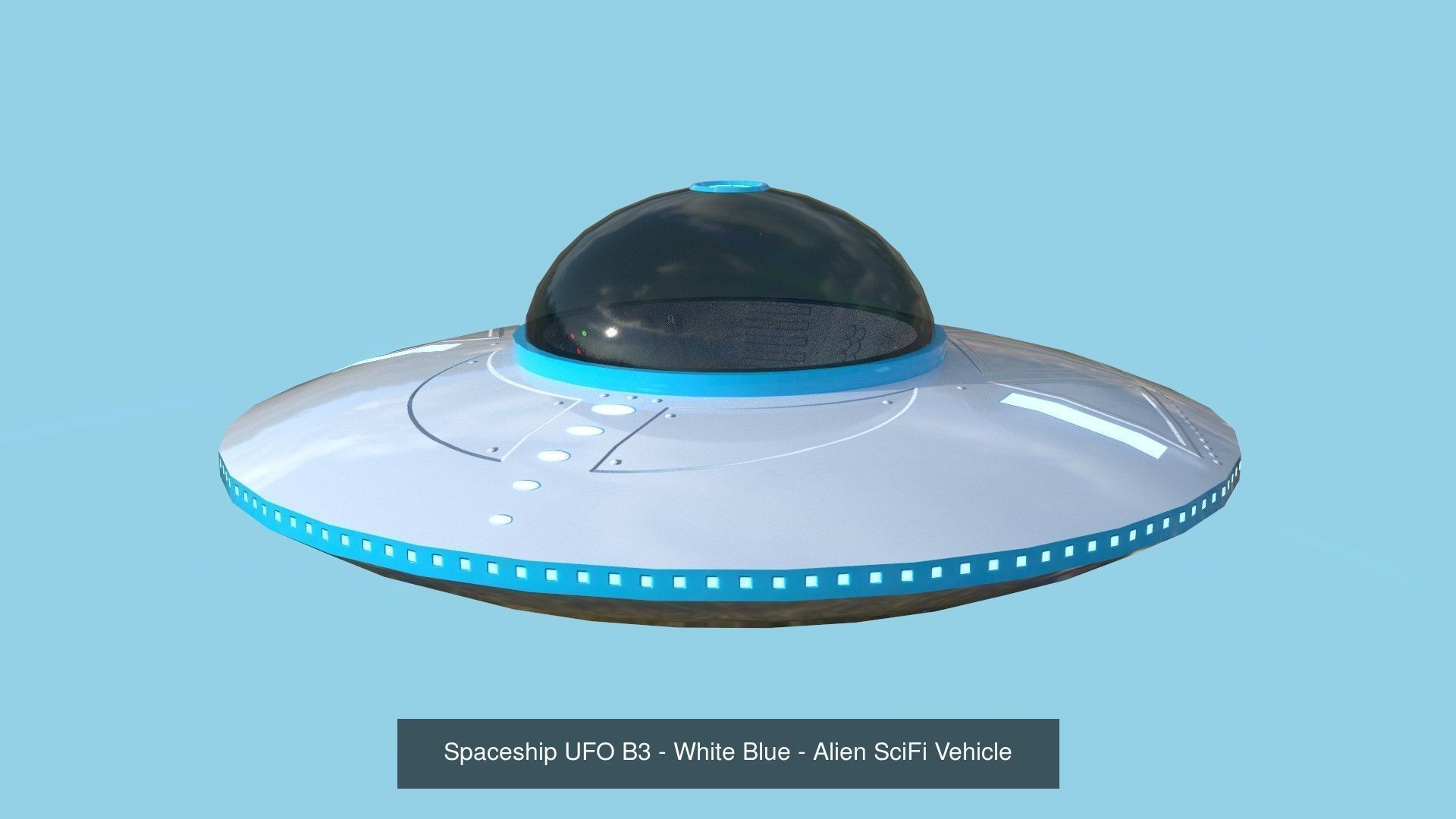 06 Spaceship UFO Collection - Alien SciFi Vehicle _6